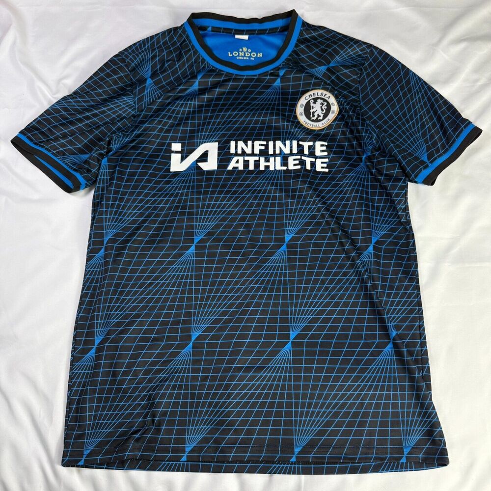 Chelsea London #7 2023/2024 Football Jersey Mens Large Blue Infinite Athlete